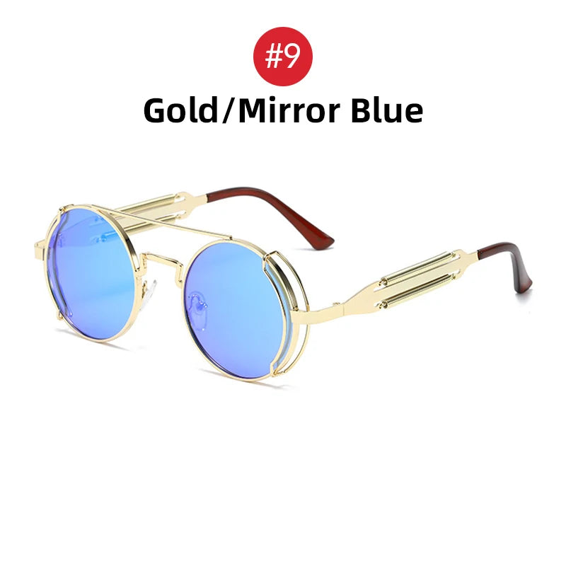 Men's Round Lens Sun Glasses