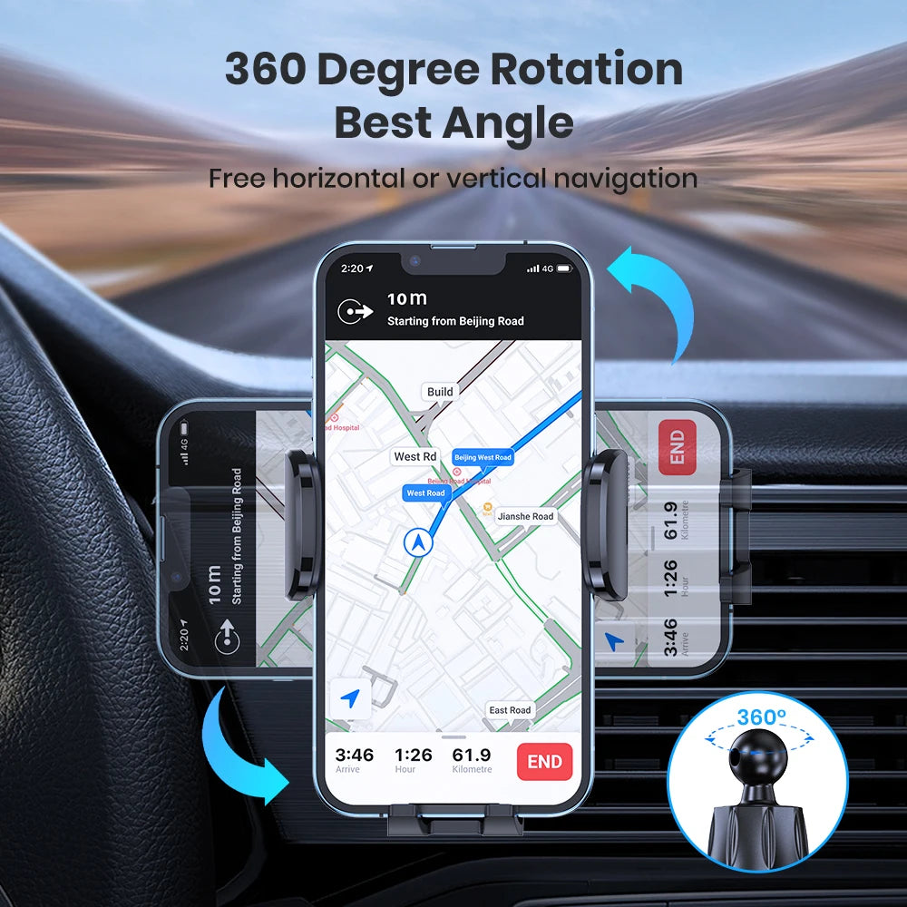 Phone Holder Car Air Vent Clip Mount